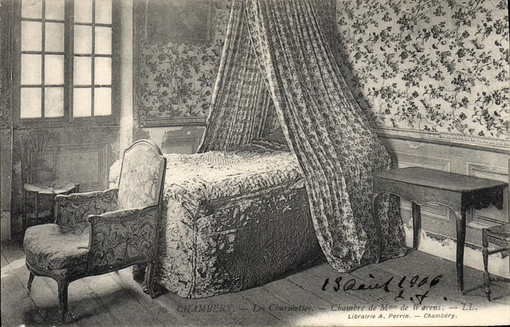Zimmer von Madame de Warens — Les Charmettes — Chambéry — Buchhandlung A. Perrin — n°70 - Vorderseite