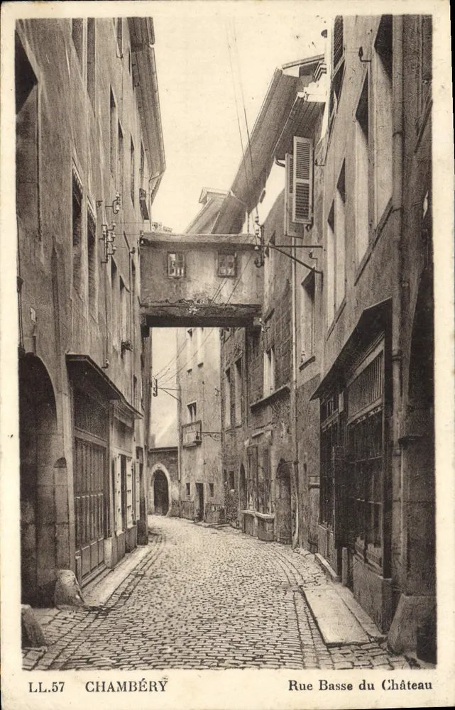 Chambéry — Rue Basse du Château — LL.57, CI DES ARTS PHOTOGRAPHIQUES - Frente