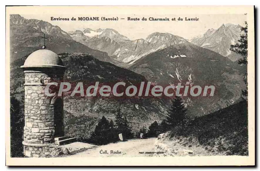 Coll. Roche — Rond Modane (Savoie) — Weg naar Charmaix en Lavoir - Voorkant