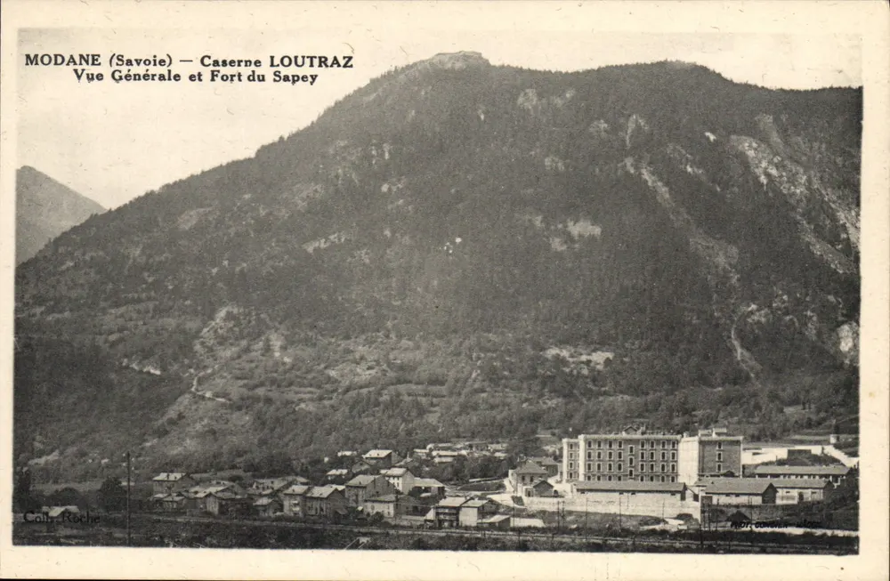 Modane (Savoie) — Kasernen LoutraZ — Allgemeiner Blick und Festung Sapey - Vorderseite