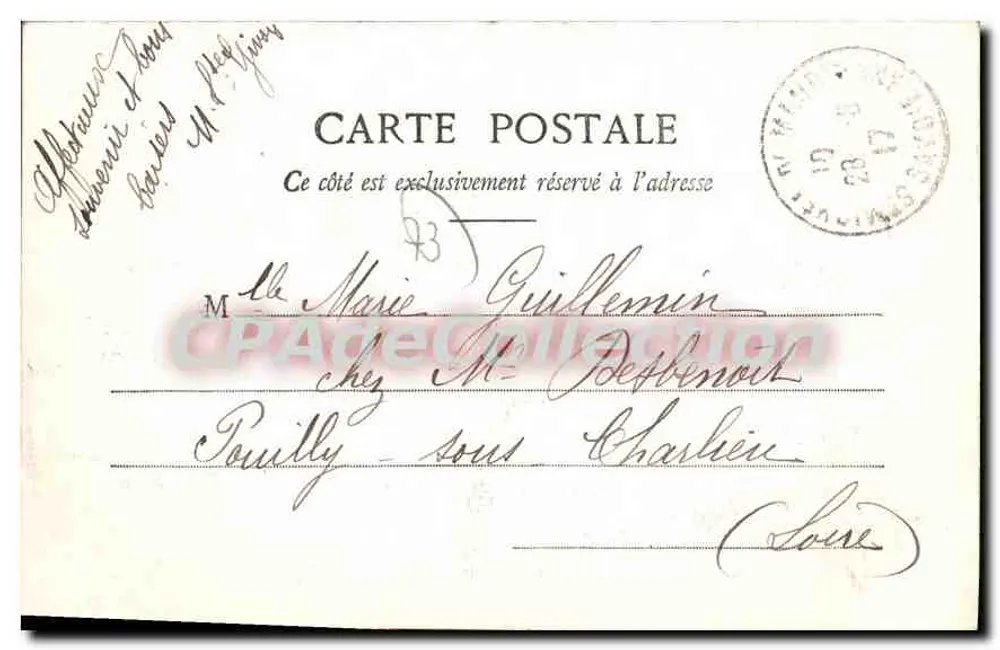 Valloire - Os Três Lagos (alt. 3205) — editor A.&C. MINGE - Verso