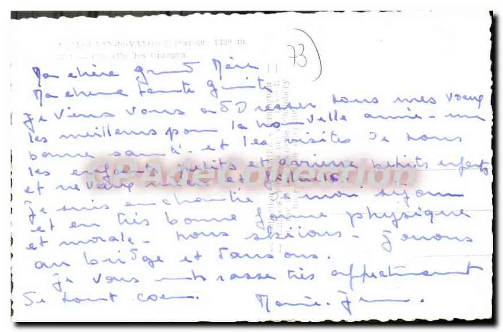 Igreja das Granges — Vista das Granges — Lansof - Verso