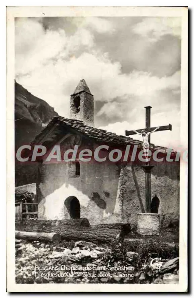 Bessans - Capela de São Sebastião — Frescos do século XVII, Escola Italiana — Edição La Cigogne - Frente