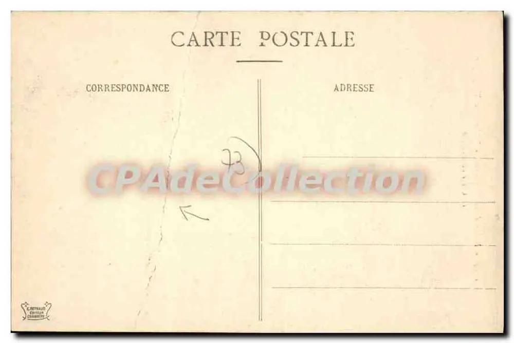 Tal der Maurienne - Das Fort Télégraphe und die Fabrik Calypso — Ausgabe C. Berthaud - Rückseite