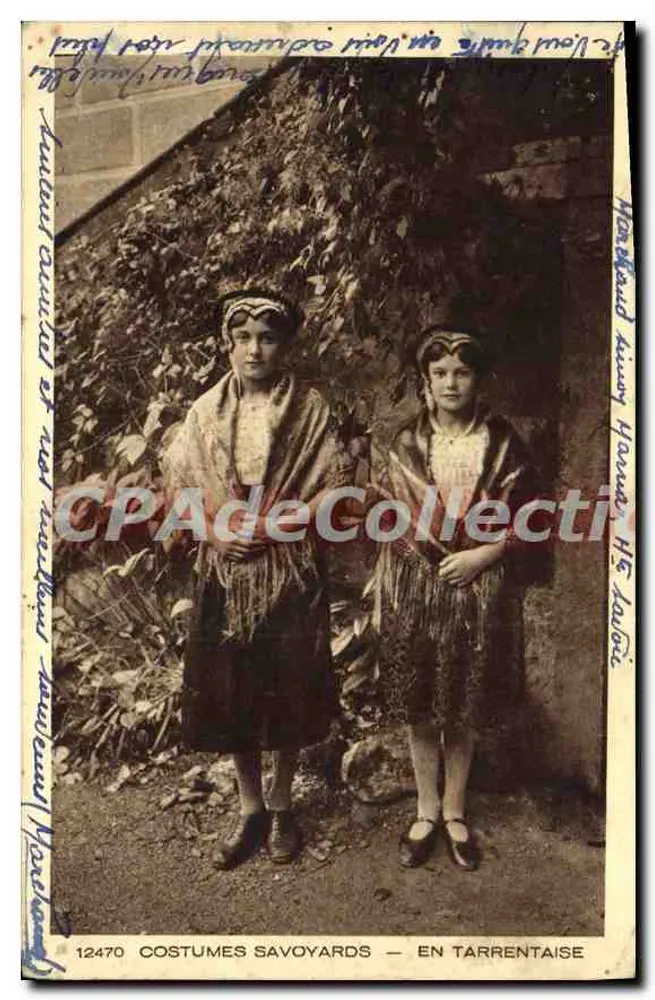 Trajes Savoyards — Em Tarrentaise — 12470 - Frente
