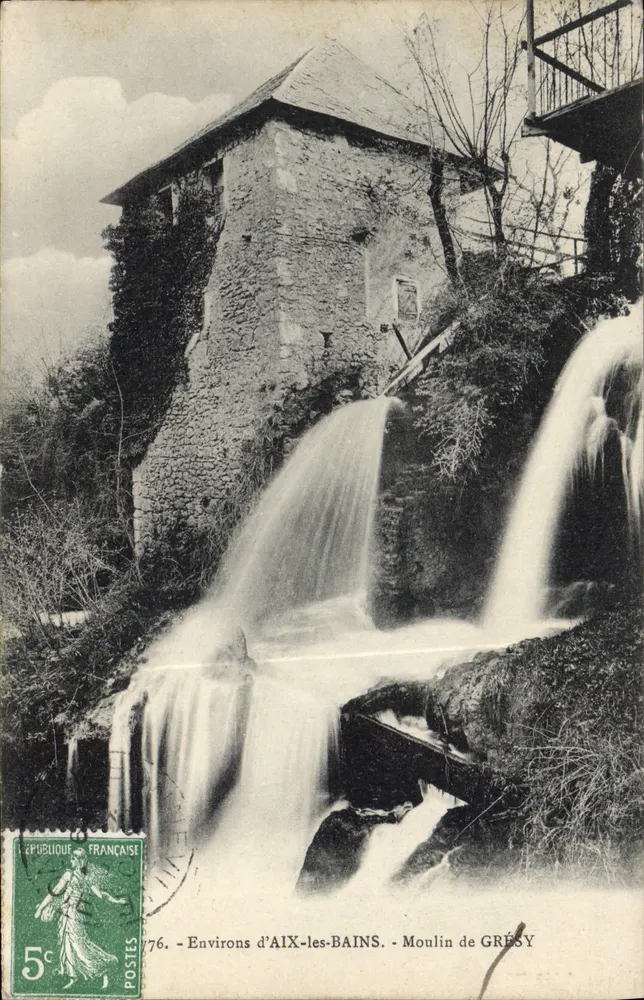 Environs d'AIX-les-BAINS - Moulin de GRÉSY — Editor: 776 - Frente