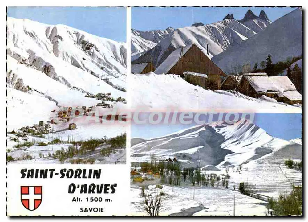 Saint-Sorlin-d'Arves — Alt. 1500 m. — Edição Jansol, Savoie - Frente