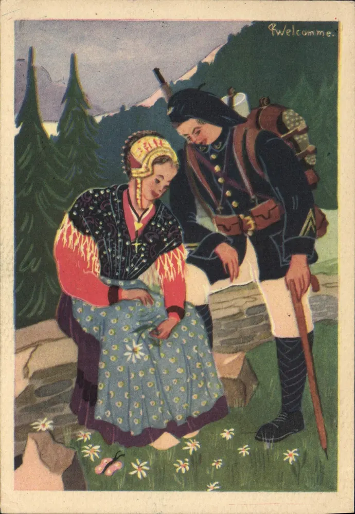 Savoie — Le chasseur alpin — Éditions Régionales - Anverso