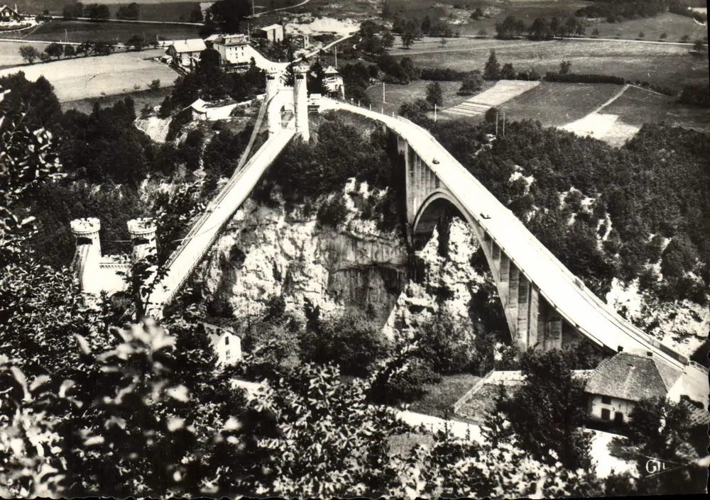 Die Brücken von La Caille — Die pittoreske Savoie — Edition Gill, Annecy - Vorderseite