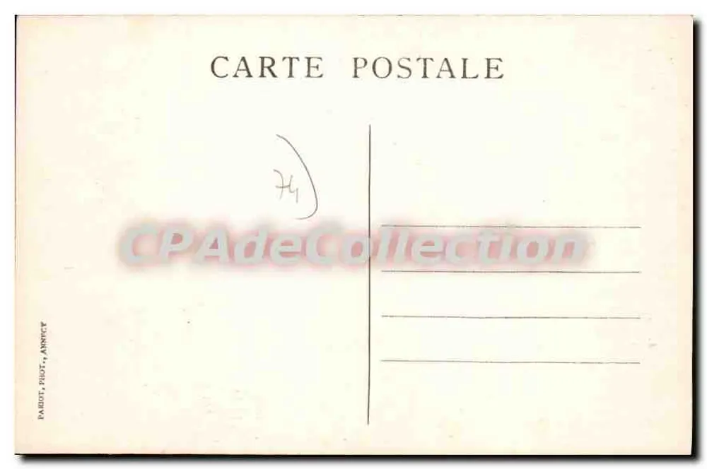 Annecy — As Arcadas Sainte-Claire — Sites Pitorescos da Saboia, n°32 - Verso