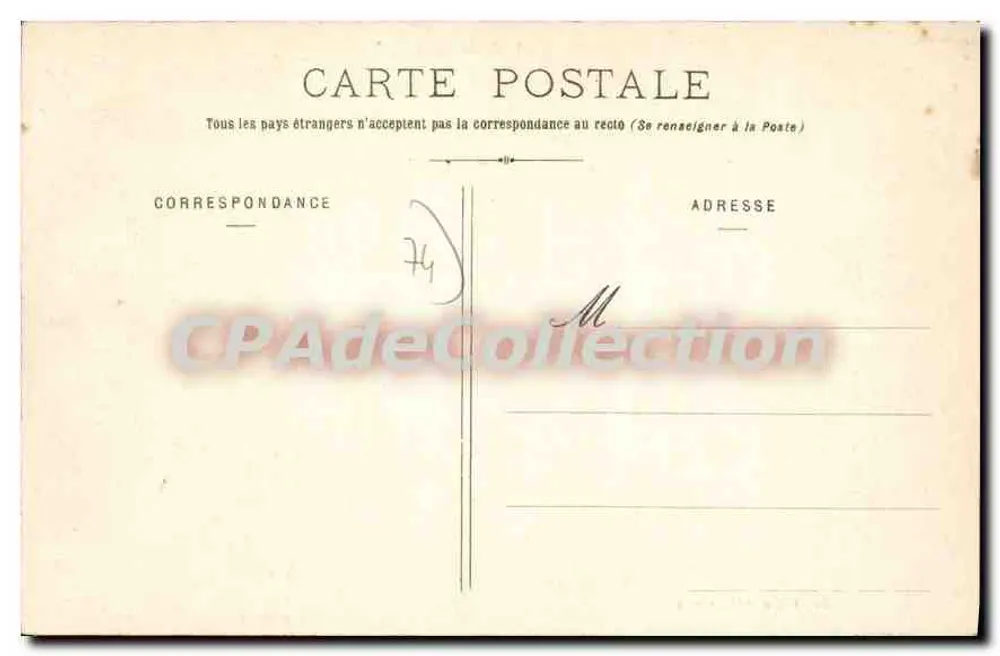 ANNECY et la Montagne de Veyrier — Pittier, phot.-édit., Annecy, n° 142 - Verso