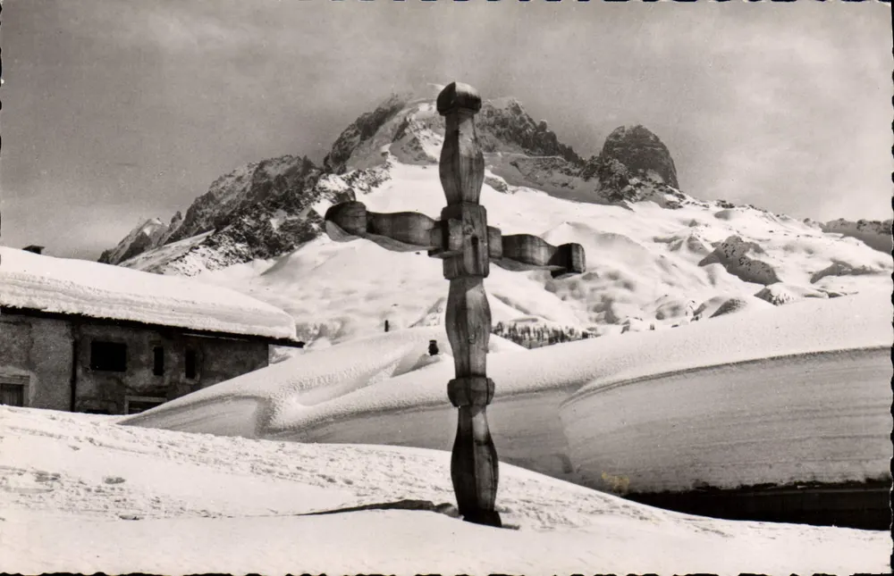 Argentière no inverno — La Verte — Foto Jean Brissaud (Haute-Savoie) n°37 - Frente
