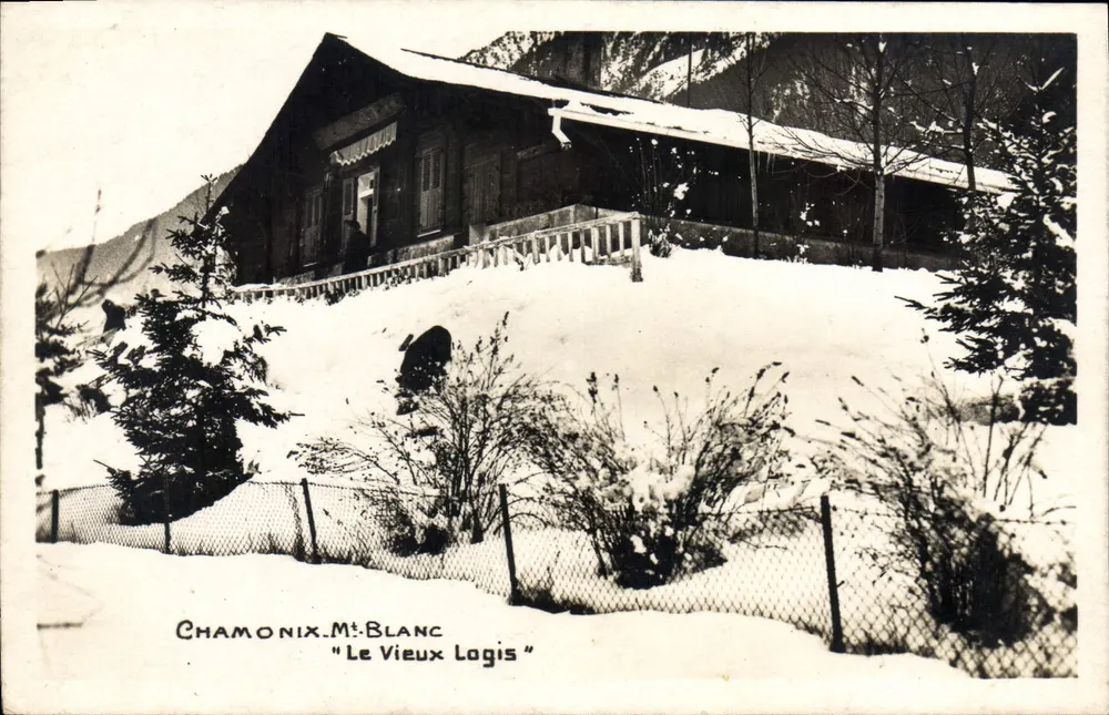 Chamonix-Mt-Blanc — A Velha Casa — Edição Georges de La Diosa - Frente