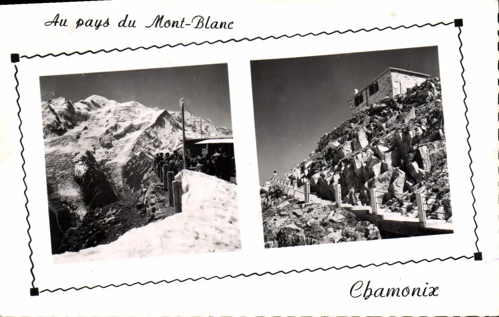 No país do Mont-Blanco — Chamonix — Edições de Chamonix - Frente