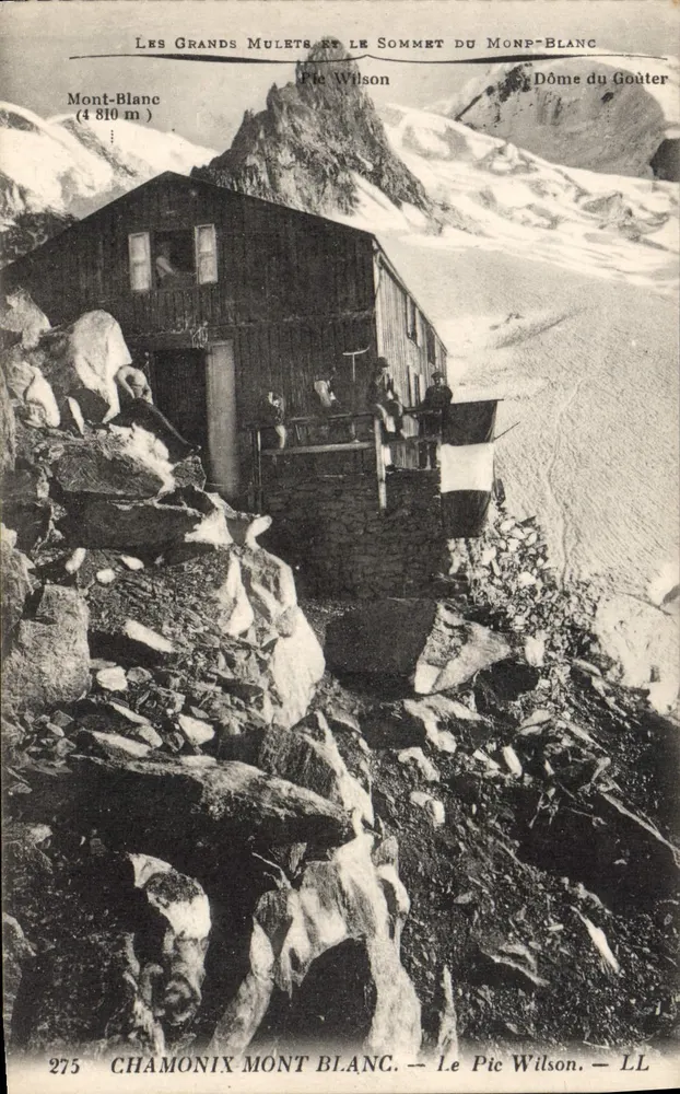 Os Grandes Mulets e o cume do Monte Branco — Chamonix Mont-Blanc — LL n°275 - Frente