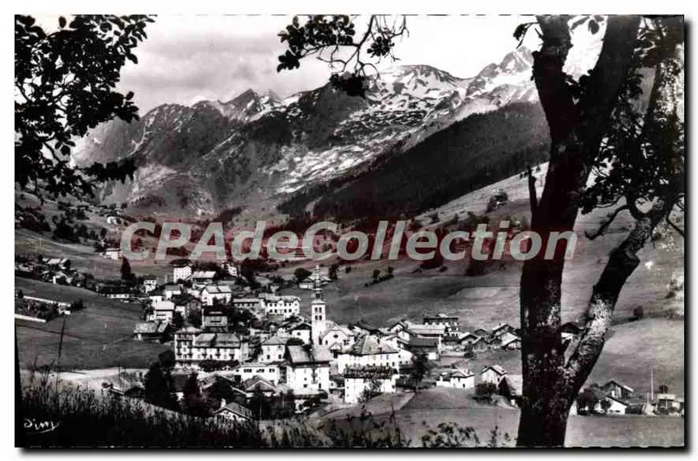 La Clusaz (Haute-Savoie) — Allgemeiner Blick und Kette der Aravis — Fotograf Dimy - Vorderseite