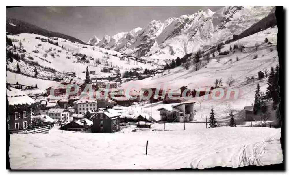 La Clusaz (Haute-Savoie) — Allgemeiner Blick — Kette der Aravis — Edition P. All — Nr. 2743 - Vorderseite