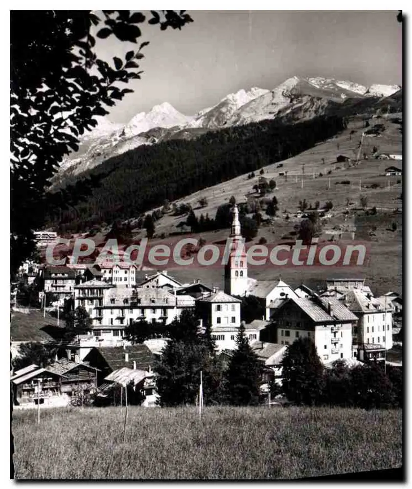 La Clusaz (Haute-Savoie) — Allgemeiner Blick und Aravis-Kette — Éditions G. Motchet, Annecy - Vorderseite