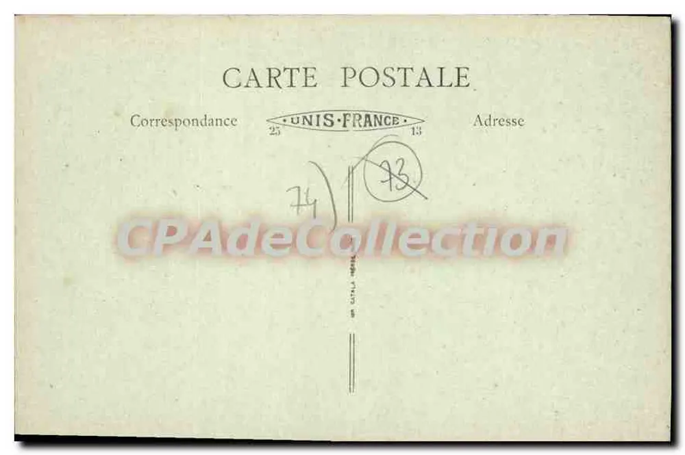 Cluses - O Pont-Neuf — A Savóia — editor B.F. n°7 - Verso