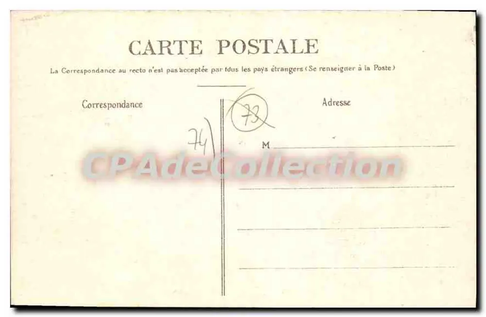 Cluses — Vue prise de la Gare — Pirttier, phot.-édit., Annecy - Verso