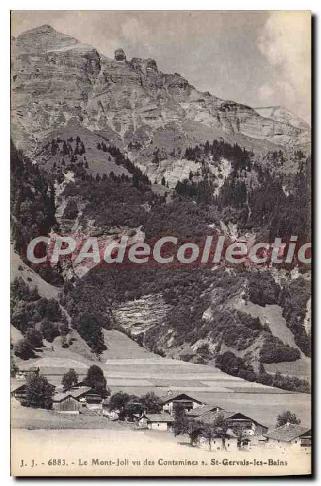 Le Mont-Joli aus Sicht der Contamines s. St-Gervais-les-Bains — J. J. - 6883 - Vorderseite