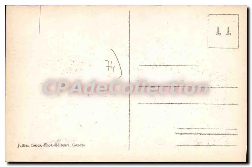 Le Mont-Joli aus Sicht der Contamines s. St-Gervais-les-Bains — J. J. - 6883 - Rückseite