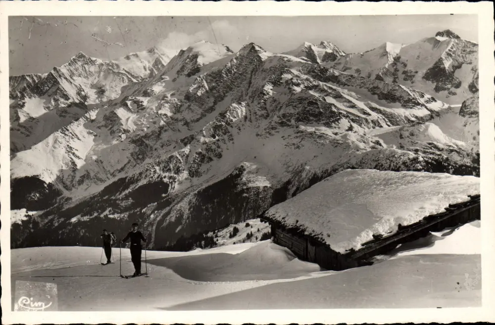 Les Contamines - Alt. 1.290 m — Val Montjoie (Mt.-Savoie) e o Massif de Tré-la-Tête — editor Rimg - Frente