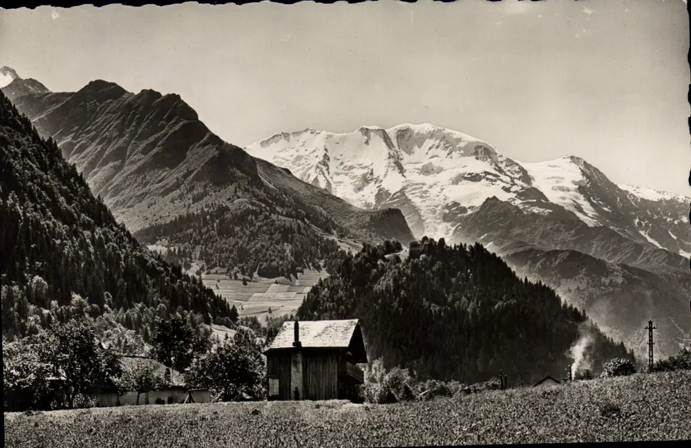 Contamines - Chalet de Bionnay - Dôme du Mlange — Edição dos Ouvrages Clapeaux, Lyon - Frente