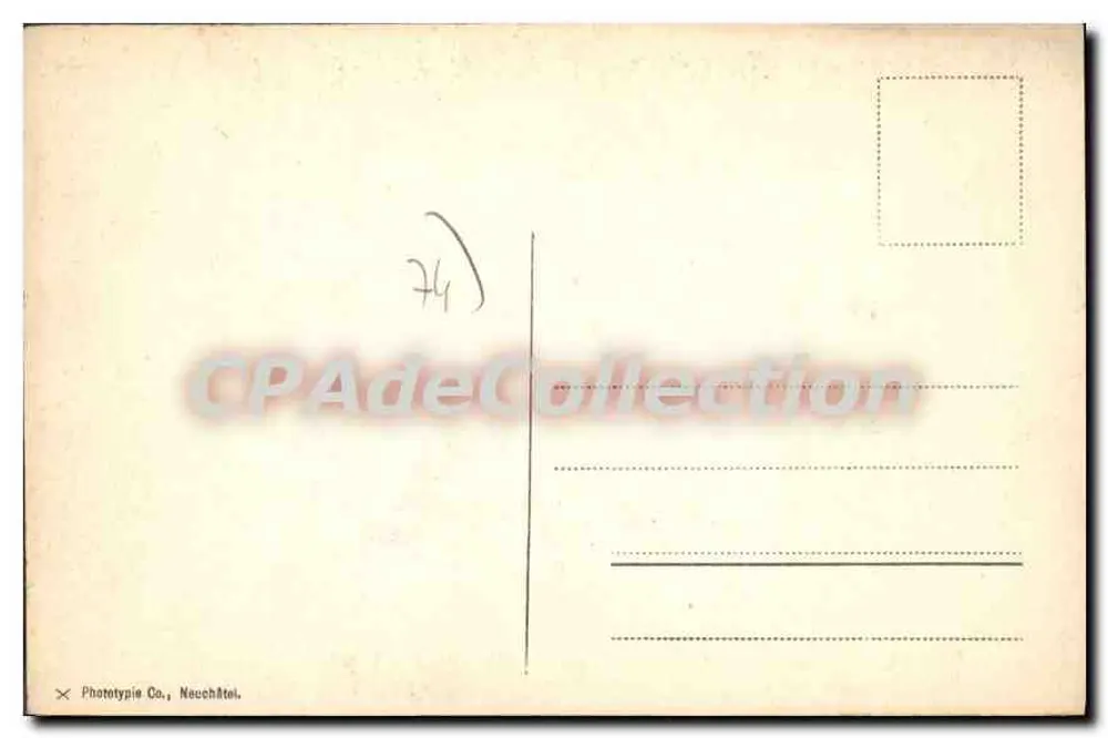 Evian-les-Bains - Splendide e Royal Hôtels — Phototypie Co., Neuchâtel, n°4260 - Verso