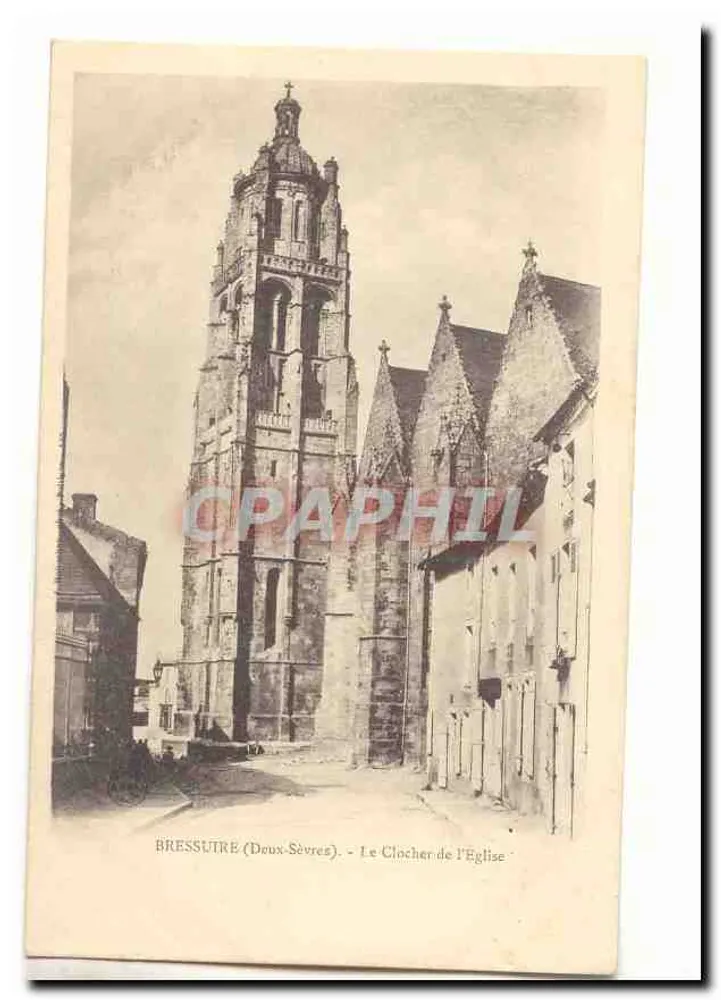 Bressuire (Deux-Sèvres) - Il Campanile della Chiesa - Recto