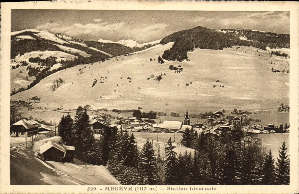 Megève (1113 m.) — Winterstation — L. Marand, fot. - Ed. (Haute-Savoie) n° 529 - Voorkant