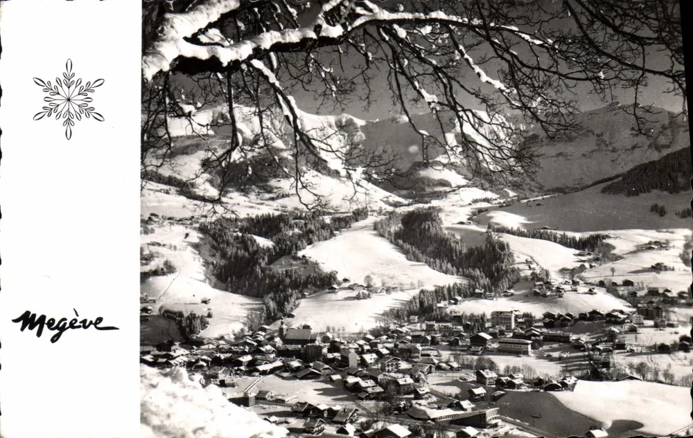 Megève — Vista geral — Photos LE MÉUL T. 25 - Frente
