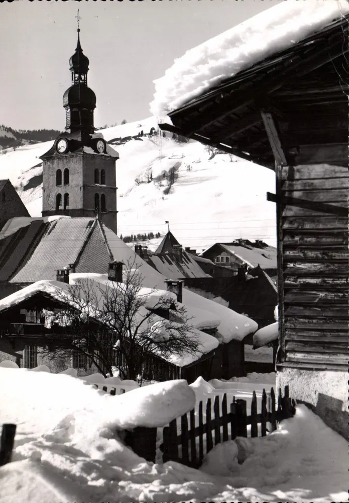 Igreja de Megève — a ensolarada (Alta Saboia) — Edições 'COVIN' n° 74 - Frente