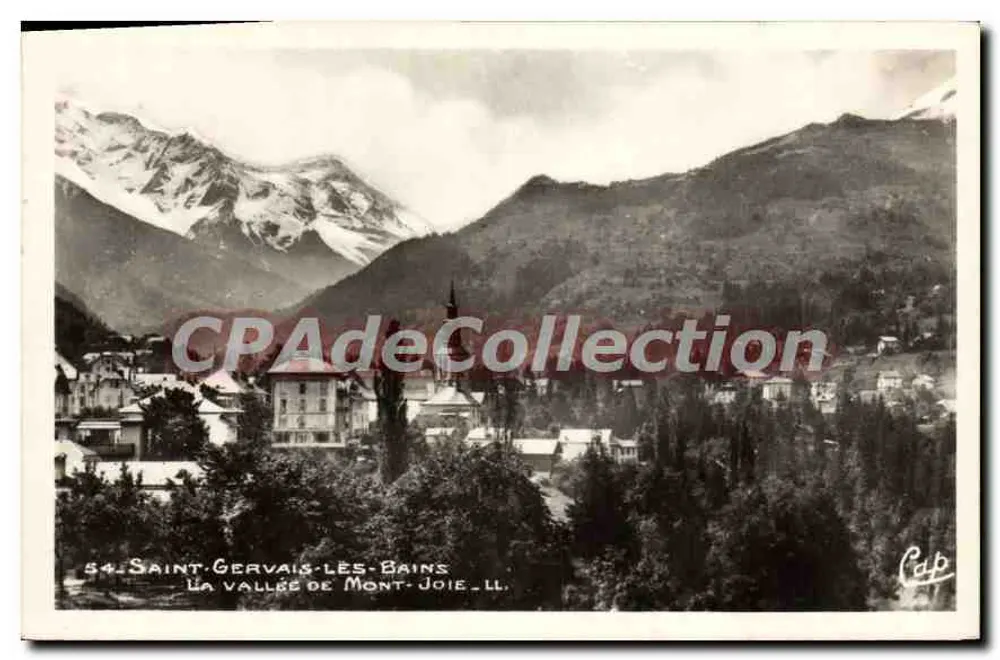 Saint-Gervais-les-Bains — Tal von Mont-Joie — Verlag C.A.P. Paris - Vorderseite