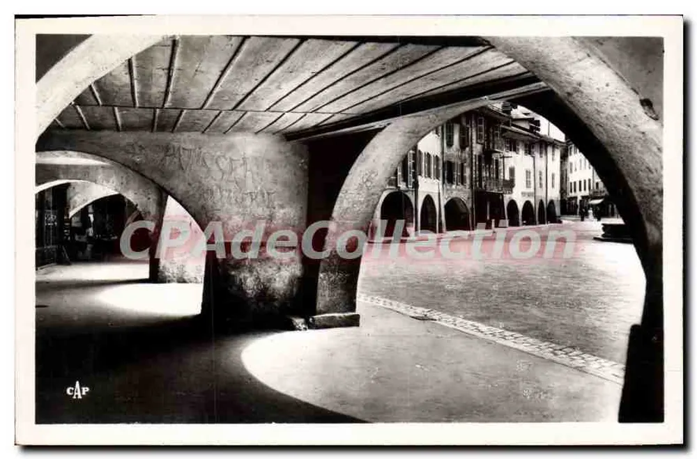 Thônes - As Arcadas — editor C.A.P. n°22 - Frente