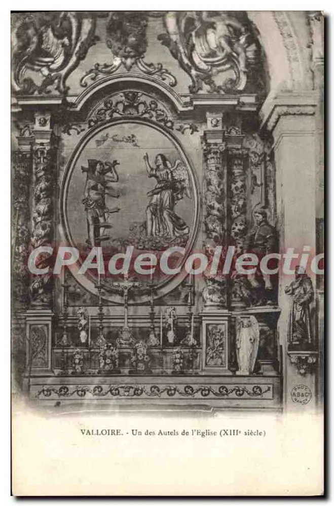 Valloire — Einer der Altäre der Kirche (13. Jahrhundert) — ABAC - Vorderseite