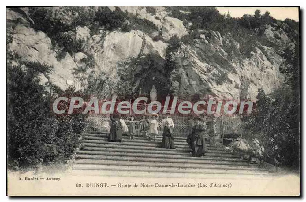 Gruta de Nuestra Señora de Lourdes (Lago de Annecy) — Annecy — A. Gardot — n°80 - Anverso