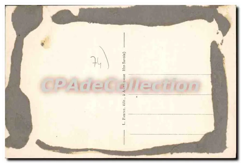 तानिंजेस (हाट-सैवोइ) — होटल डू प्राज-डे-लिस (1510 मीटर) और माउंट ब्लैंक — जी. आर. - 266 - पीछे