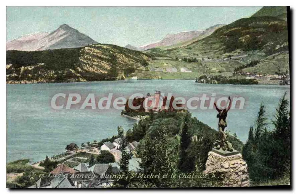 See Annecy — Duingt, St-Michel und Schloss — Verlag A.C. - Vorderseite