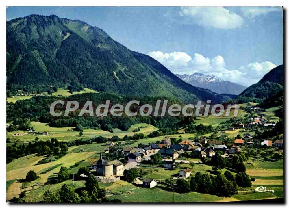 Seythenex (Haute-Savoie) — Vista geral aérea — Impressor Combier - Frente