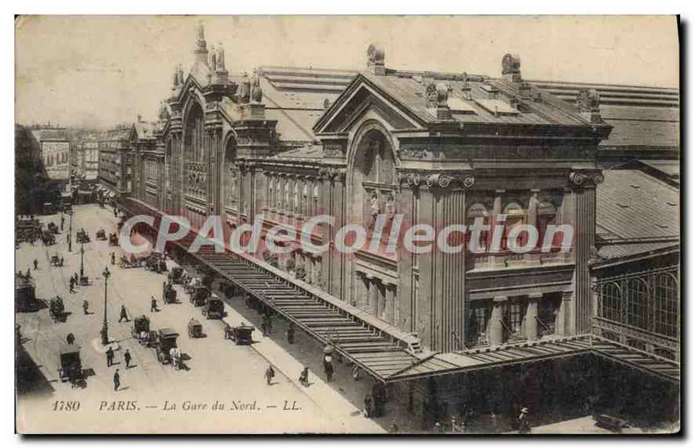 Parijs — De Noordstation — LL. — N° 1780 - Voorkant