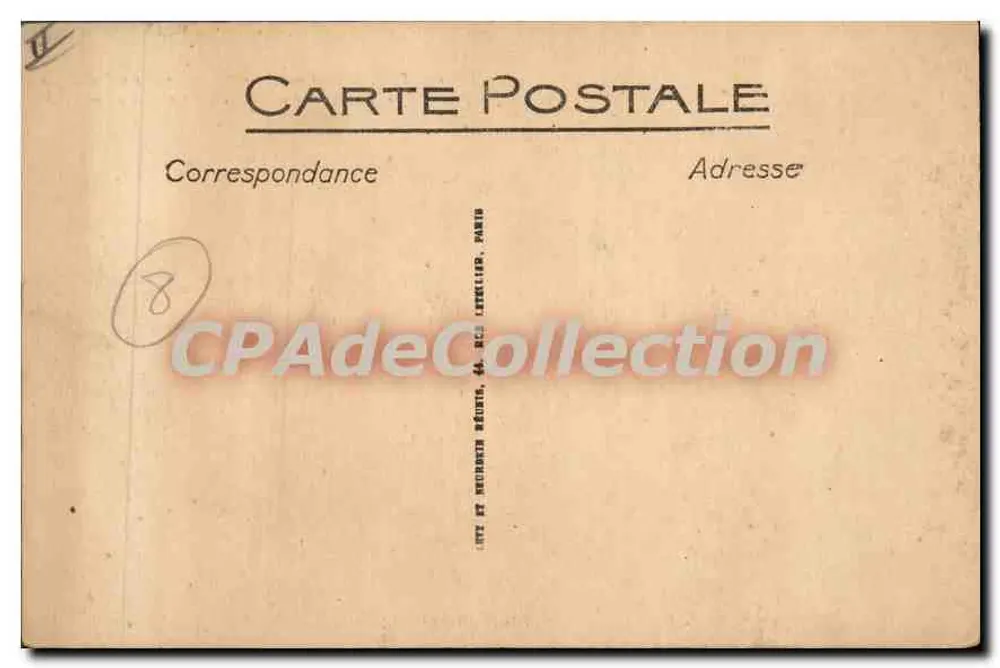 Paris — Aufnahme der Chapelle expiatoire aus der Vogelperspektive — LL, 1907 - Rückseite