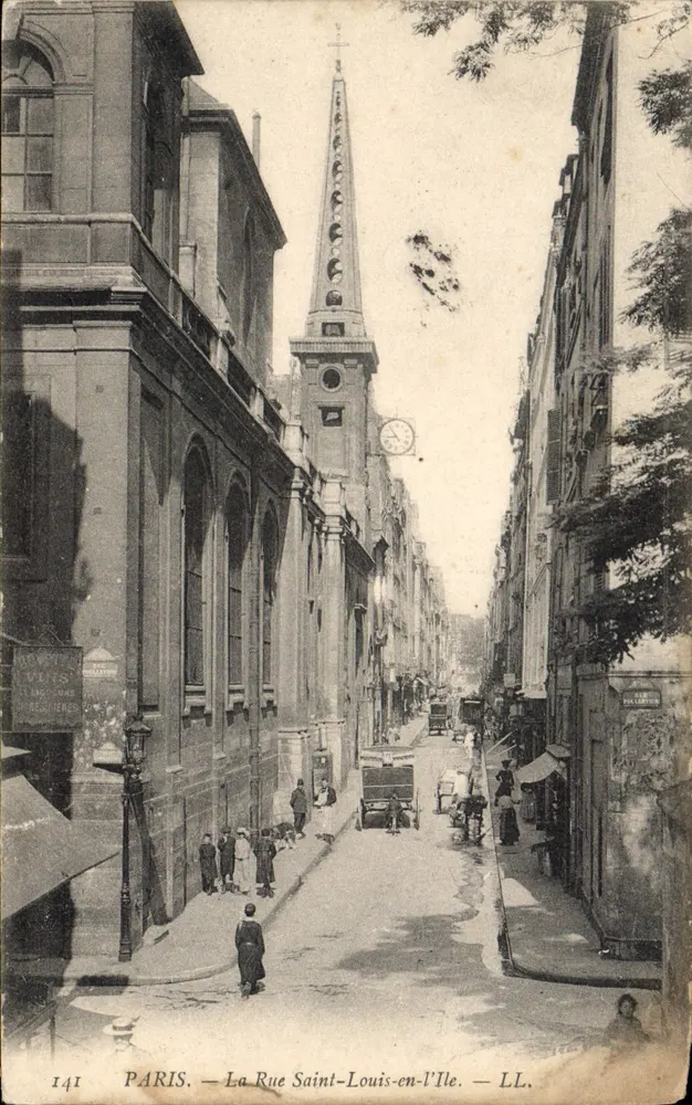 Paris — La Rue Saint-Louis-en-l'Île — LL. — n°141 - Recto