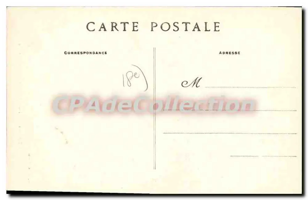 Die Mühlen von Montmartre im 17. Jahrhundert — Q.C.A. Paris, Nr. 870 - Rückseite