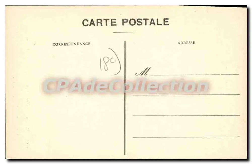 Alt-Montmartre — Rue St-André im Jahr 1850 — J. H. — Nr. 044 - Rückseite