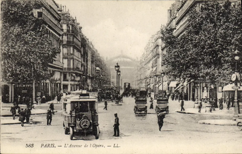 Paris — L'Avenue de l'Opéra — LL. — n° 583 - Recto
