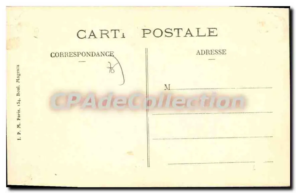 Caudebec-en-Caux — Alte Häuser, Rue de la Boucherie — Edit. POUCHIN-PERRE, Caudebec-en-Caux - Rückseite