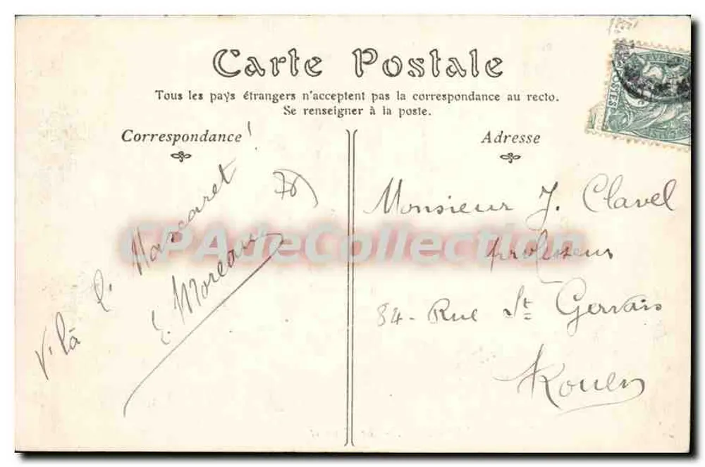 Caudebec-en-Caux — O Mascarete — editor não identificado, n° 72 - Verso