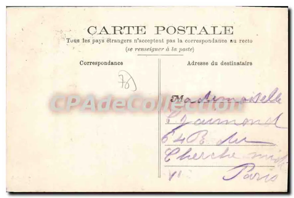 Dieppe — O navio a vapor « Arundel » — E. Marchand, n° 368 - Verso