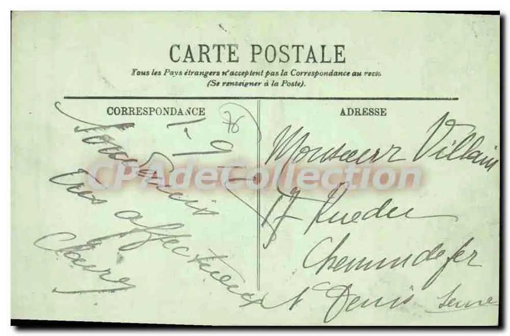 Dieppe — Vista geral do Porto — LL. — n° 154 - Verso